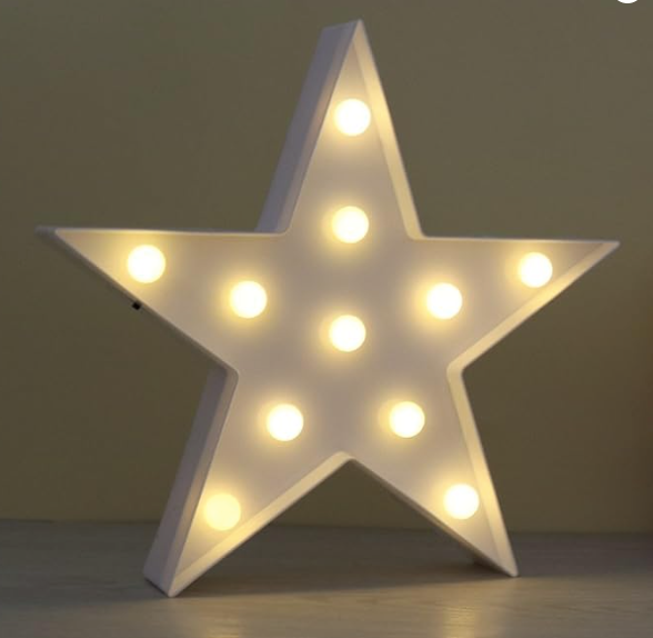 White Star Led Light Lamp