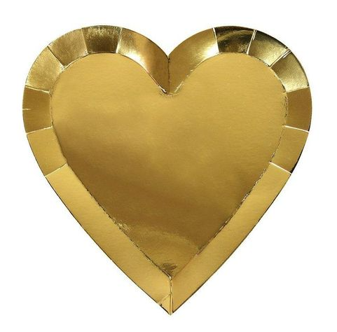 Heart Shaped Paper Plates