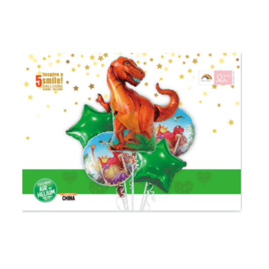 Dinosaur Balloon Set 5 Pieces