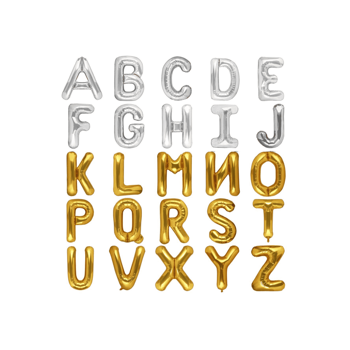 18 Inch  Gold Foil Letter Balloon