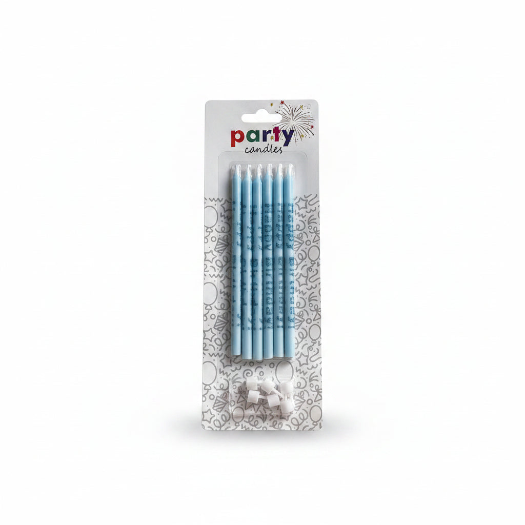 Happy Birthday Candles, 6 Pieces