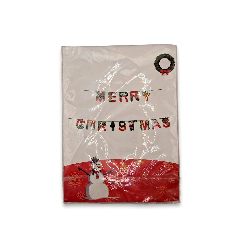 Merry Christmas Letter Banner