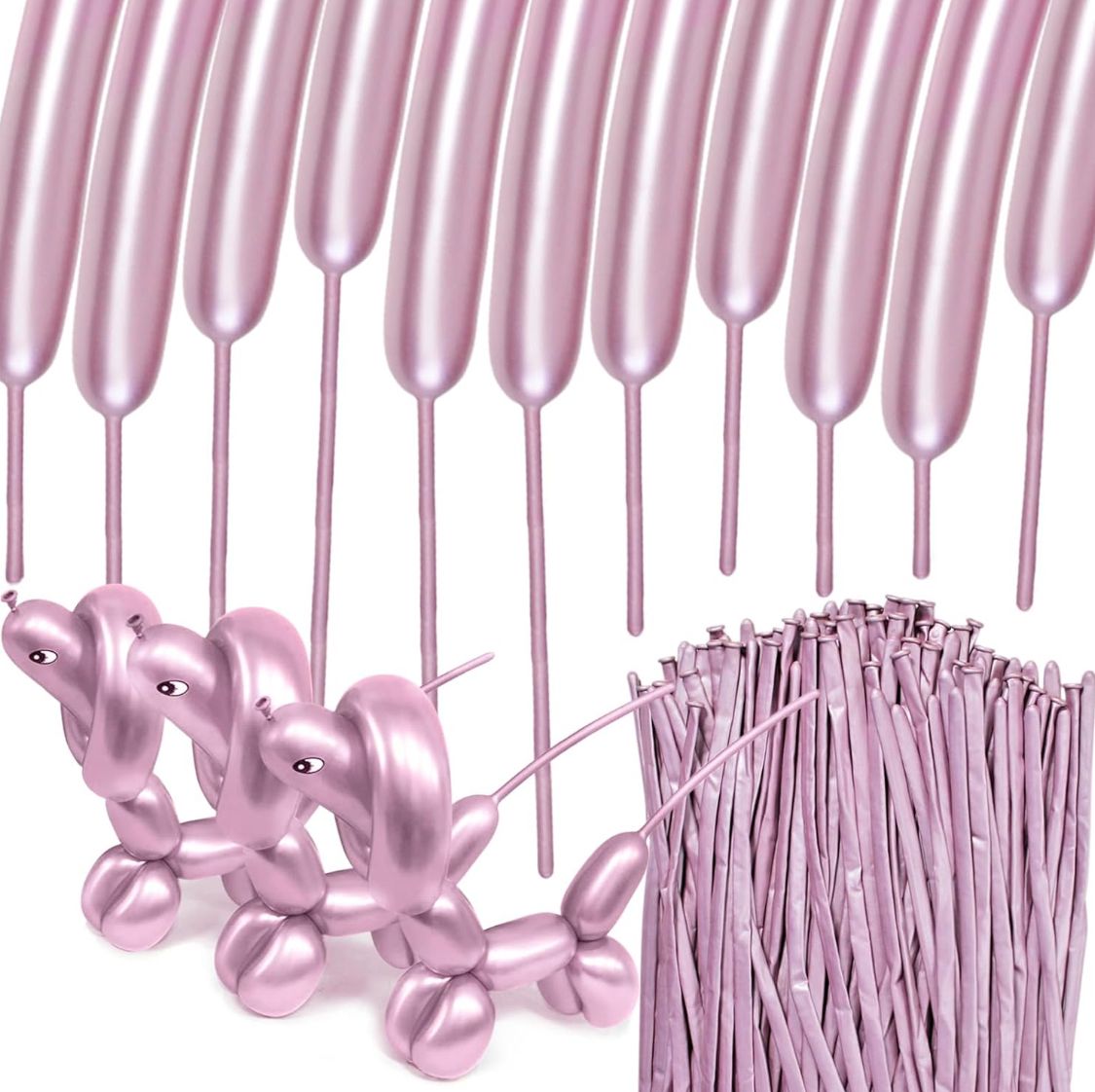 260 Latex Chrome Balloons | 40 Pieces