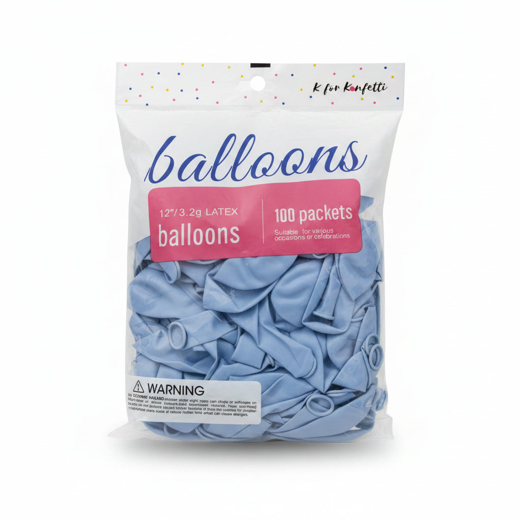 Ballons en latex de 12 pouces, 100 pièces disponibles en différentes couleurs