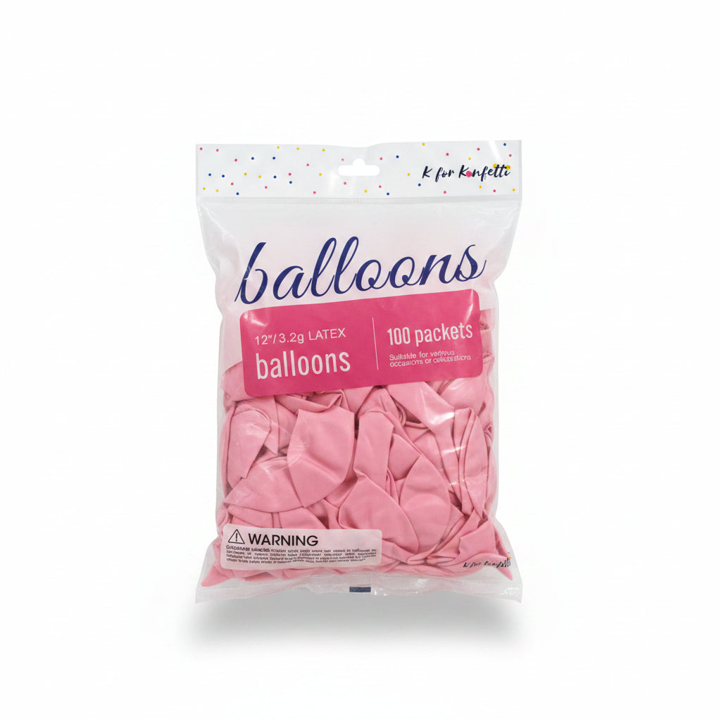 Ballons en latex de 12 pouces, 100 pièces disponibles en différentes couleurs