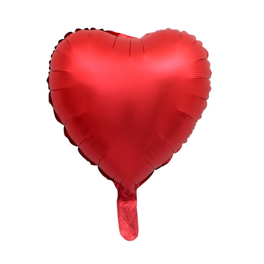 Heart Foil Balloons Sollid Color