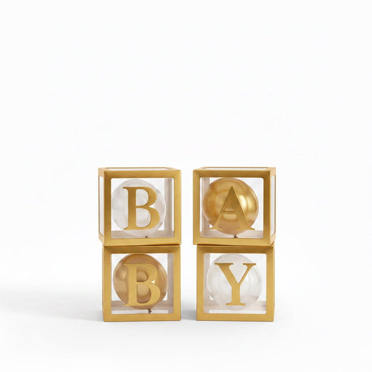 Baby Gold Silver Boxes 4 Pieces