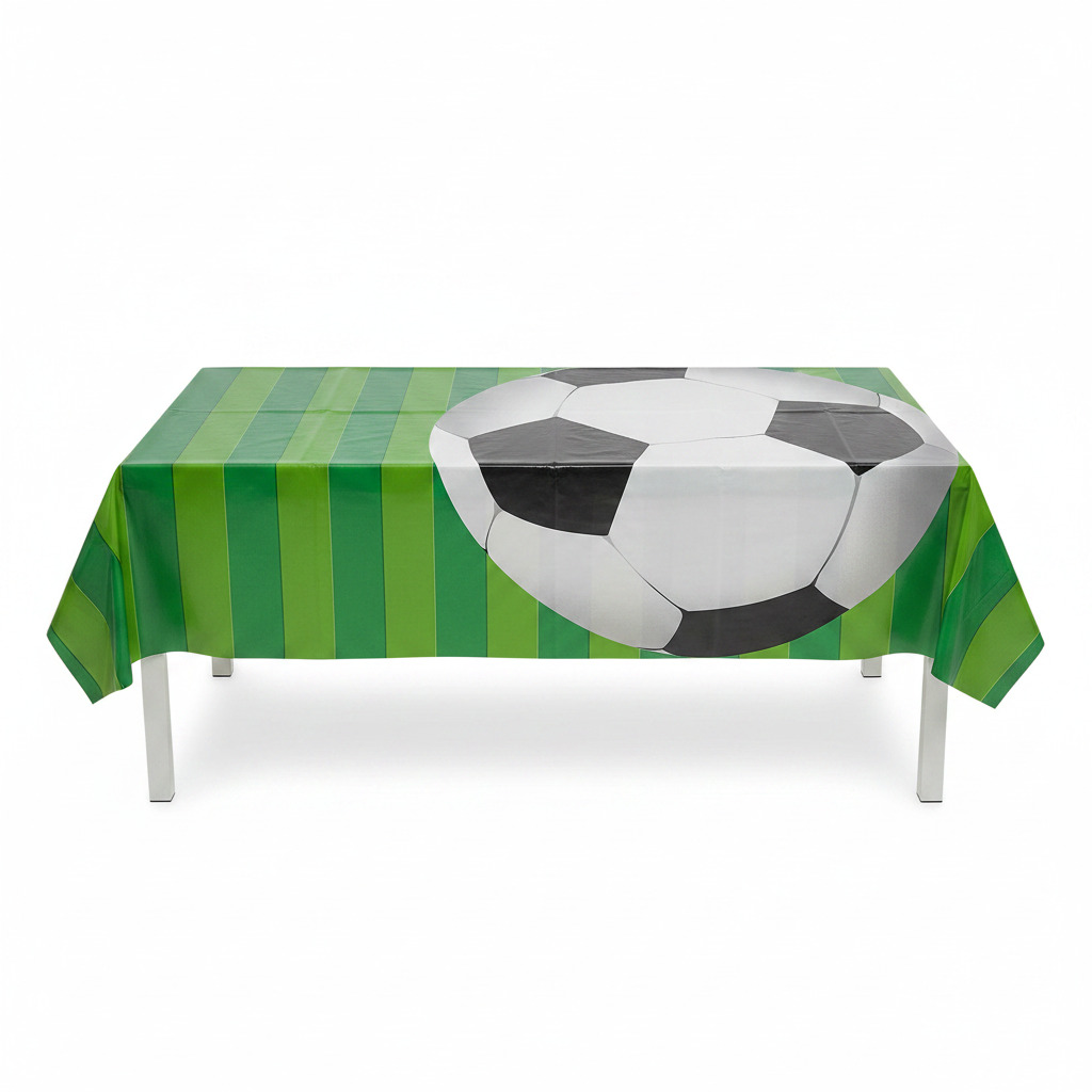 Football Theme Green Table Cover - Studio